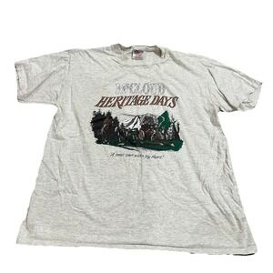 Mccloud Heritage Days Tshirt Size Large 100% Cotton Made In The USA